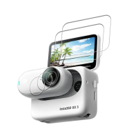 【嚴選】Insta360 Go3 鏡頭螢幕 鋼化防刮配件 全透高清保護膜 兩片裝