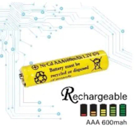 Baterai / Rechargable / AAA 600mAh - 1 Pcs