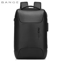 BANGE Travel Backpack For Men Fit 15.6 inch Laptop Backpack Multifunctional Anti Thief Backpack Waterproof Bags USB Charging