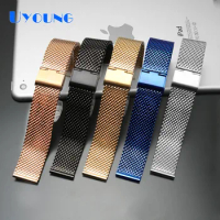 Watch Strap Milanese Magnetic Closure for Samsung GearS3 Galaxy Stainless Steel Watch Band Replacement Strap 18mm 20mm 22mm 24mm
