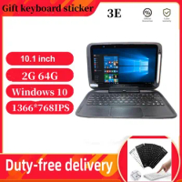 Gift Capacitive Stylus 10.1 Inch 3E Windows 10 Tablet PC Quad Core 2GB+64GB 1366*768 IPS Keyboard Docking With 8400MAH Battery