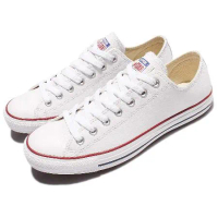 Converse 帆布鞋 Chuck All Star 男女鞋 情侶鞋 低筒 復古 皮革 基本款 白 紅 132173C