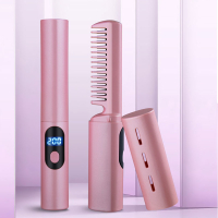 Hair Straightener lazy hair curler straight comb Wireless USB portable type C conditioner hair charge