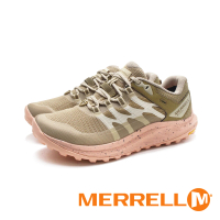 【MERRELL】女 ANTORA 3 GORE-TEX 防水輕量越野健行鞋 女鞋(粉棕)
