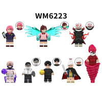 Minifigures Anime Manga Characters Cyberstar Shiratori Aira Shi Mini Figeres Building Blocks Dolls B