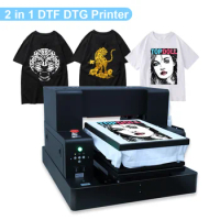 DTG Printers A3 T shirt Printing Machine Direct to Garment Flatbed Printer For Clothes Tshirt A3 DTF Directly to Film PrinterDTG