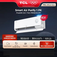 TCL AC FreshIN Air Purifier Inverter 1 PK - Air Purifier - Gentle Breeze - Watt Tracker - Smart Home