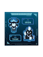 ชุดเซ็ตสแตนดี้และพวงกุญแจอะคริลิค Solo Leveling Tank & Iron สีหลากสี