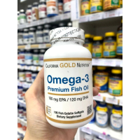 美國California Gold Nutrition 優質奧米加3魚油 100粒魚明膠囊
