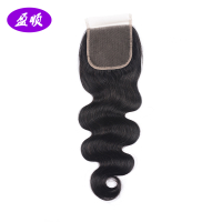 Lace Closure Brazilian Straight 4*4 Lace Frontal Closure 1 Pcs Natural Color Remy Hair 100% Human Ha