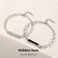 ITM Gelang Couple Pasangan Hidden love-couple Gelang fashion Gelang/Titanium material no karat