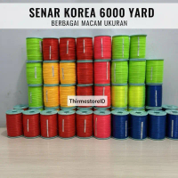 Senar Korea 6000 Yard Berbagai Ukuran untuk Layangan dan Pancing Bahan Kuat Lentur Tekstur Halus Kin