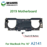 A2141 Motherboard i7 i9 2.3GHz 2.4GHz 16G 32G 512G 1TB SSD for MacBook Pro Retina 16" A2141 Logic Board 820-01700 2019 Year
