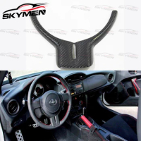 Steering Wheel Spoke Cover For BRZ/FT86/GT86 LHD/RHD Carbon Fiber Car Steering Wheel Cover Decora Trim Stick on Type For FT86