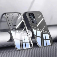 For casing Xiaomi 12T dan 12T Pro, Lutsinar, Penyaduran elektrik, Reka Bentuk Mudah dan Kalis Kejuta