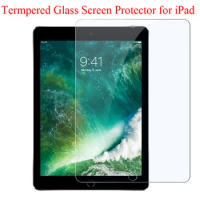 9H Tempered Glass Screen film Guard For iPad 9.7 2017 2018 iPadAir 2 Air2 iPad 4 3 2 iPadPro 9.7 10.5 inch Screen Cover Protect