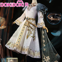 Psychologist Cosplay Costume Game Identity V Cosplay DokiDoki-R Feathered Cloak Ada Mesmer Cosplay Costume