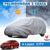 4 Lapis Body Cover Mobil City Outdoor Sarung Mobil City camry accord Tahan Air Waterproof camry