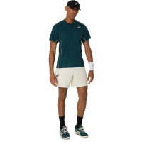 【asics 亞瑟士】7吋平織短褲 男款 ACTIMOTION 法網 海外版 網球下著(2041A333-202)
