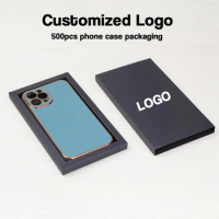 Customized Logo Mobile Phone Case Kraft Paper Packaging Box Personalized Gift Box Wholesale