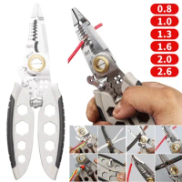 7 Inch Multifunctional Stripping Pliers Multipurpose Crimping Plier Repair Tool Pliers for Stripping Cutting Crimping