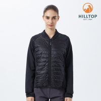 Hilltop 山頂鳥 PRIMALOFT Filled Fleece 女款保暖科技棉刷毛外套 PH22XFX9 黑