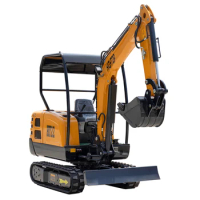 Farmland Micro Crawler Digger Agricultural China Cheap Excavation Machine Orchard 2 Ton Mini Excavator For Sale