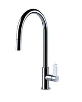 【麗室衛浴】義大利GESSI 60077.31 單槍伸縮龍頭 亮鉻色 H411XD253MM