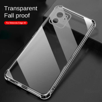 Transparent Silicone Phone Cover For Motorola Edge 40 Pro Neo Case Shcokproof Soft Funda Moto Rola Edge40 Edge40Pro Edge40Neo 5G