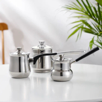 Stainless steel coffee cup, tea pot, coffee pot, moka pot, hand-brewed coffee pot, Turkish coffee po