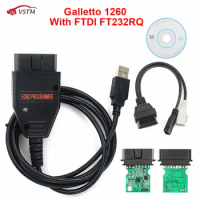 Galleto 1260 EOBD/OBD2/OBDII ECU Flasher 1260 ECU Chip Tuning with FTDI Chip Galletto 1260 Diagnsotic Interface 1260 Tuning Tool