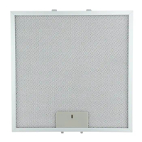 Metal Mesh Extractor Vent Filter Silver Cooker Hood Filters easy installation enhances range hood performance