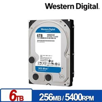 WD 藍標 6TB 3.5吋 SATA硬碟 WD60EZAZ