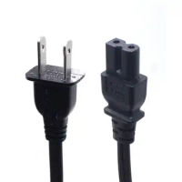 18AWG NEMA 1-15P to IEC320 C7 Power Cable 1.8M Universal 2 Slot Polarized to Figure 8 AC Adapter Power Cord