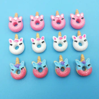 Boxi5pcs/10pcs/20pcs/pack Slime Charms Toys Resin Glitter Animal Slime Supplies DIY Filler For Fluffy Clear Cloud Slime
