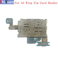 SIM Card Reader Board Flex Cable Slot Part For LG Wing 5G Sim Card Reader Replacement Repair Parts