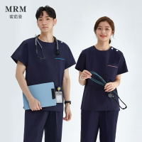 （長袖、短袖） 洗手衣 女服 韓版護士服 衣 短袖 生刷手服 工作服 長袖圓領