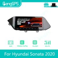 For Hyundai Sonata 2020 Android Car Radio Stereo Multimedia Player 2 Din Autoradio GPS Navigation PX6 Unit Screen Display