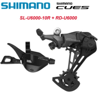 SHIMANO CUES U6000 10 Speed Groupset for MTB Bike SL-U6000-R Shifter Lever RD-U6000-SGS Rear Derailleurs 10V 10S Groupset Parts