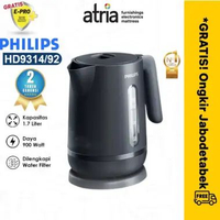 Philips Kettle Teko Listrik HD9314/92 Hitam - Philips Teko Pemanas Air Listrik 1.7 Liter