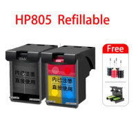 805 805XL Compatible Refillable Ink Cartridge Replacement For HP805 HP805XL 805XXL Deskjet 2332 2333 2720 2721 2722 2723 Printer