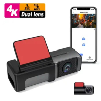 Mini hd 4k dash cam front and rear dual lens car dash camera 4k dashcam car dvr car camera wifi gps 4k dash cam