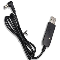 USB Charger Cable For Baofeng UV-5R UV-82 UV-9R BF-F8HP Plus UV-82HP UV-5X3 Charger Base Orginal USB Charging Line