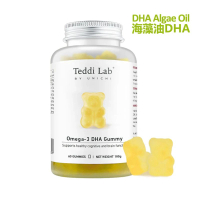 Unichi Teddi Lab Omega-3 DHA  (EXP 2028年)小熊軟糖 60粒 (高純度 海藻油提取 添加維他命E) 