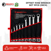Kunci Ring Pas Set 1/4-1-1/4 Inch - Offset Ring Wrench Set 9 Pcs -Alat Perkakas Tools Original - BUL