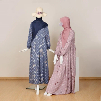 Le Khari Vone Gamis Maksmara Gamis Busui Gamis Size S-XL