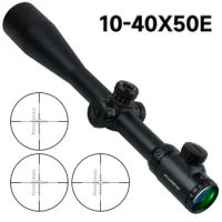 10-40X50 Hunting Scopes Side Wheel Parallax Adjustment Optics Riflescope Red And Green Dot Sight For Military