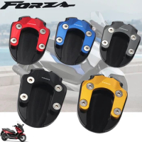 For Honda Forza 125 Forza 250 Forza 300 2018 2019 Motorcycle Accessories Kickstand Sidestand Stand Extension Enlarger Pad