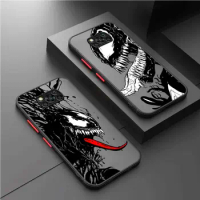 Marvel Venom Hero Phone Case for Xiaomi Poco X4 GT M5 C40 X3 X4Pro 5G X3 NFC X3 Pro F3 M5s X5Pro 5G Matte Cover