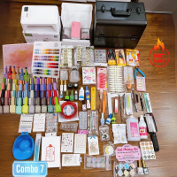 Combo Dụng Cụ Làm Nail Cao Cấp Số 7 Nail Phương Miu, Set Sơn Gel 60 Màu Verygood Nail Kèm Máy Hơ T8,